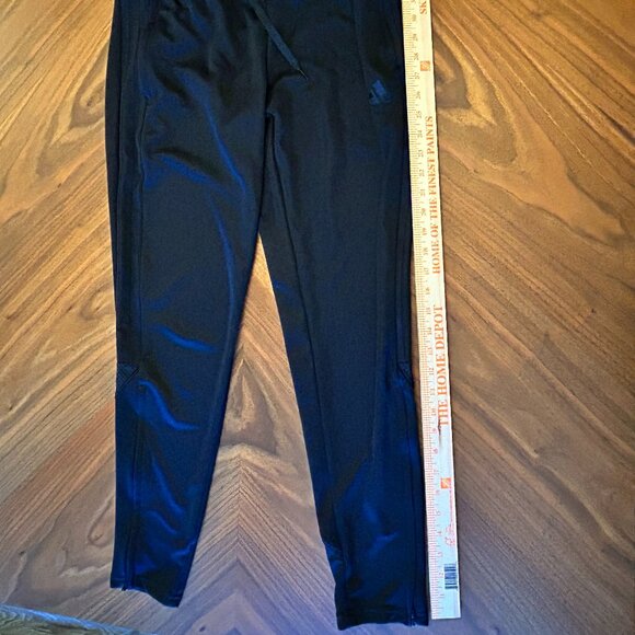 Adidas Men's Tiro Pants - Size Medium - fits like a small.  Black over black. - Picture 6 of 11